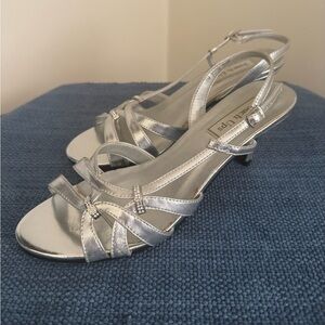 Beautiful, Touch Ups, Women’s Silver Shoes, Size 9M